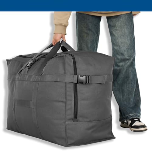Arxus Travel Duffel Bags, Large 120L Carry on Camping Storage Bag over Luggage for Overnight, Airline, TSA Standard, Soft Heavy Duty Duffle Organizer Bag - Image 2