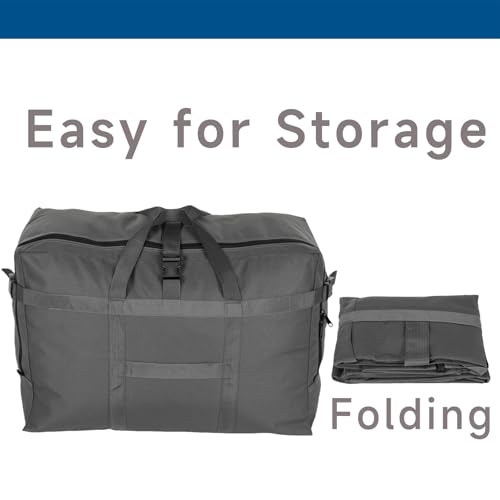 Arxus Travel Duffel Bags, Large 120L Carry on Camping Storage Bag over Luggage for Overnight, Airline, TSA Standard, Soft Heavy Duty Duffle Organizer Bag - Image 5