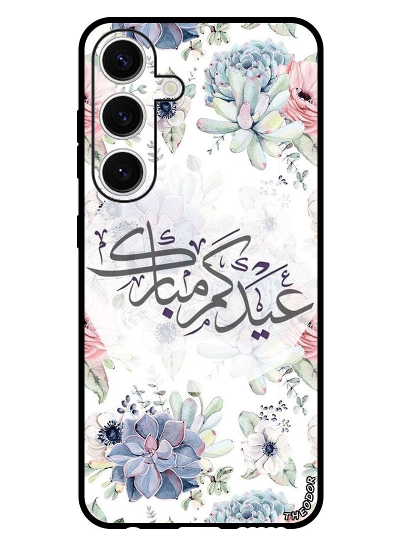 Theodor غطاء واقي مضاد للخدش ومقاوم للصدمات لجهاز سامسونج جالاكسي S24 بلس عيد مبارك - Image 1