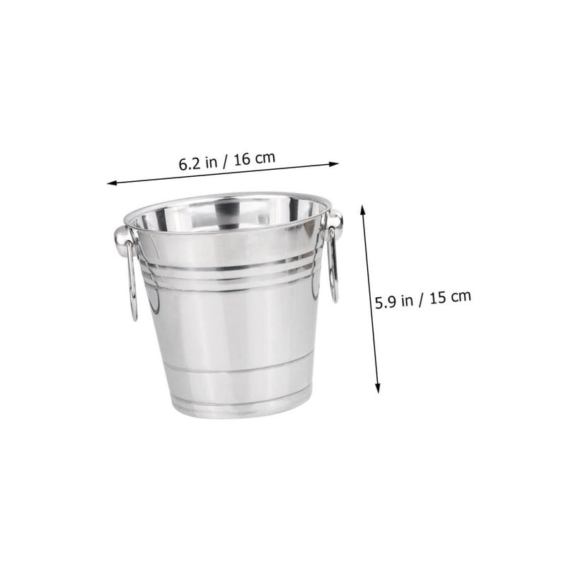 Large Multi Purpose Ice Cube Bucket For Wine Bar And Portable Storage - Image 3