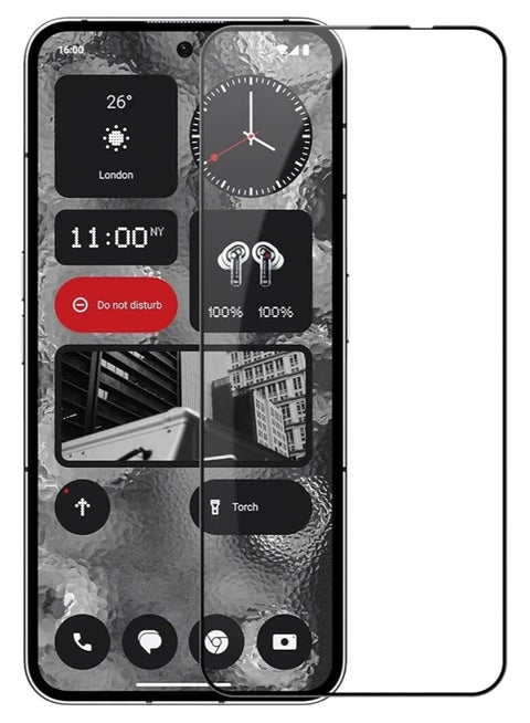 Nillkin CP+ PRO Anti-Explosion Glass Screen Protector, 0.33mm, 2.5D Designed For Nothing Phone 2 - Black