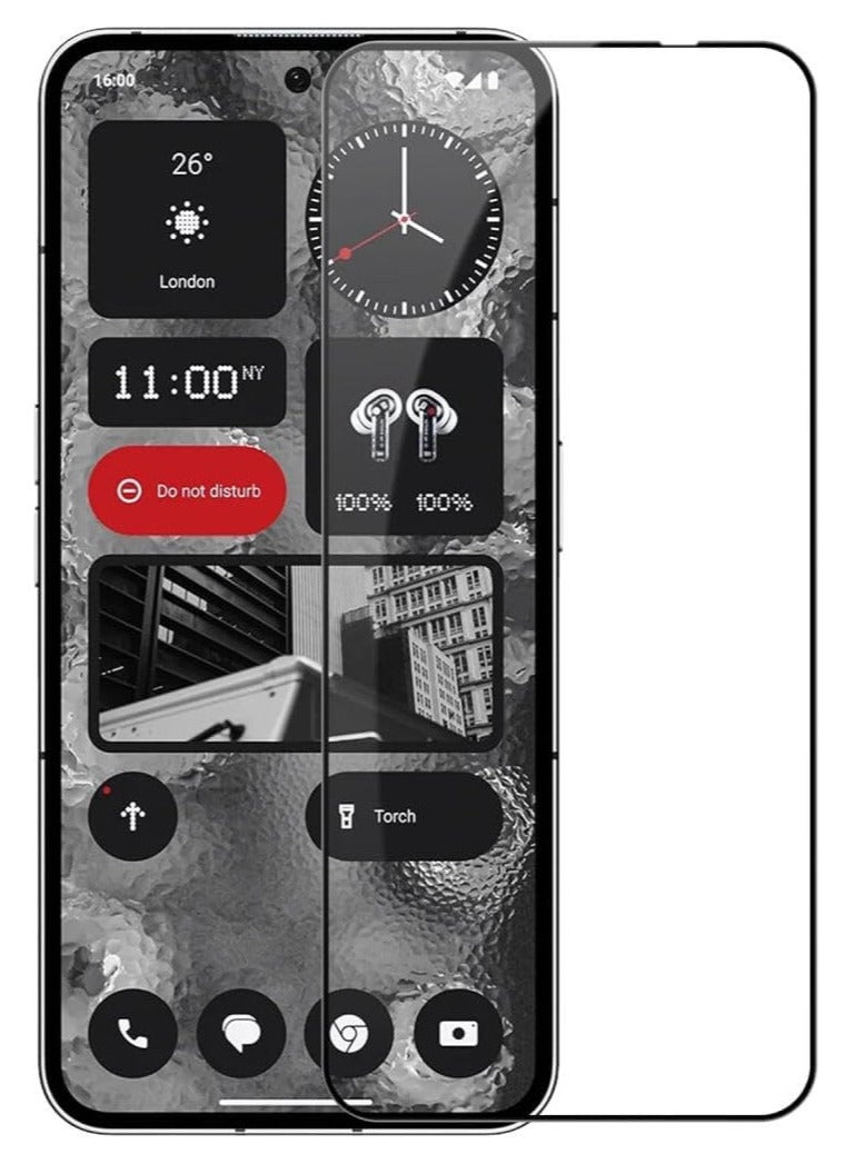 Nillkin CP+ PRO Anti-Explosion Glass Screen Protector, 0.33mm, 2.5D Designed For Nothing Phone 2 - Black - Image 1