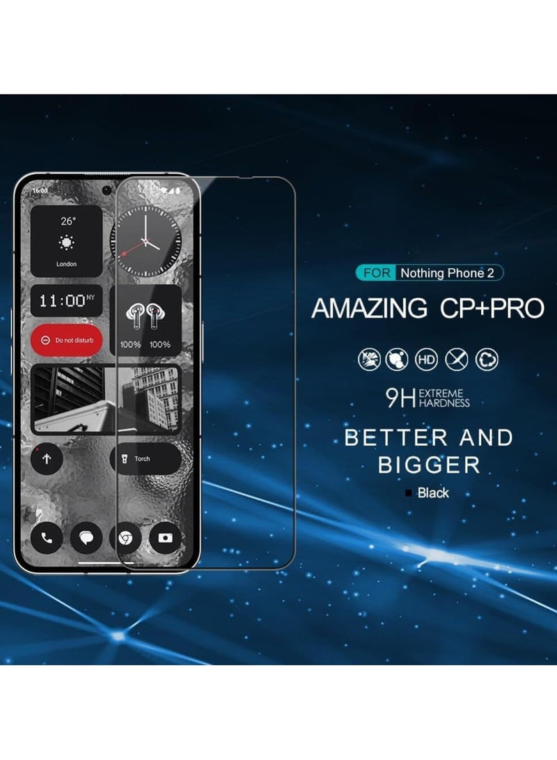 Nillkin CP+ PRO Anti-Explosion Glass Screen Protector, 0.33mm, 2.5D Designed For Nothing Phone 2 - Black - Image 4