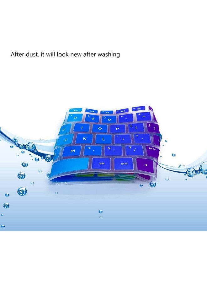 Raya غطاء حماية لوحة المفاتيح السيليكوني RAYA لجهاز HP Victus 15 [سلسلة 15-FA 15-FB] (15.6 بوصة) و HP Victus 16 (16.1 بوصة) لأجهزة الألعاب (أسود) - Image 5