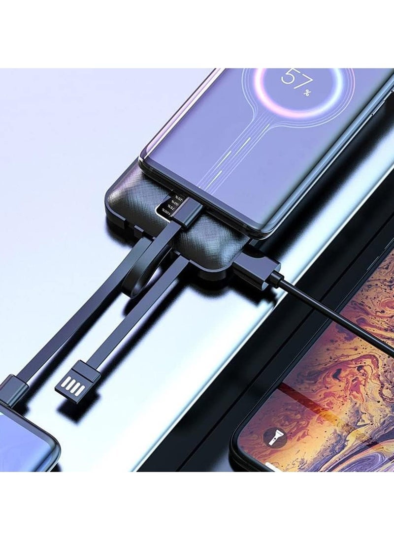 Gravity "Fast Charging Power Bank ‚Äì 10,000mAh Portable Charger with 4-Device Simultaneous Charging (Black/White)" - Image 4