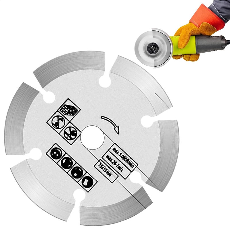 3 Inch Heavy Duty Metal Grinding Wheel Style A for Concrete Stone Tile Steel Polishing - Image 2