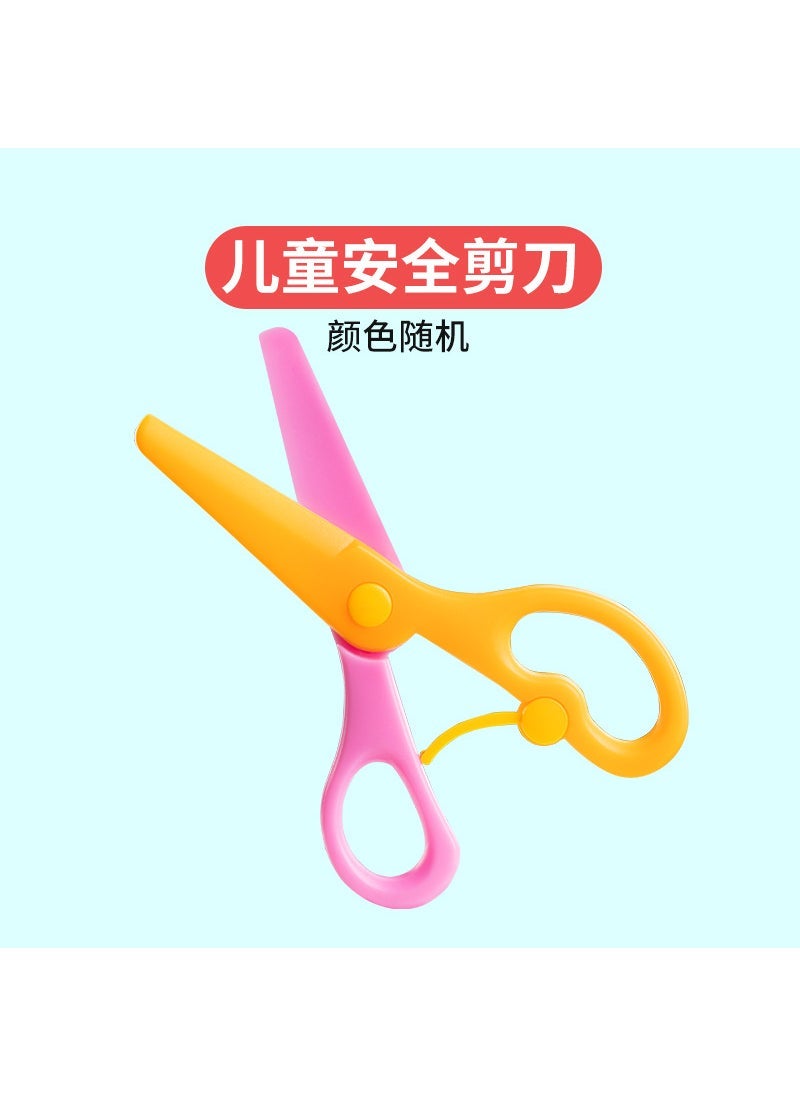 Colorful Origami Paper Craft Kit for Kids Scissors