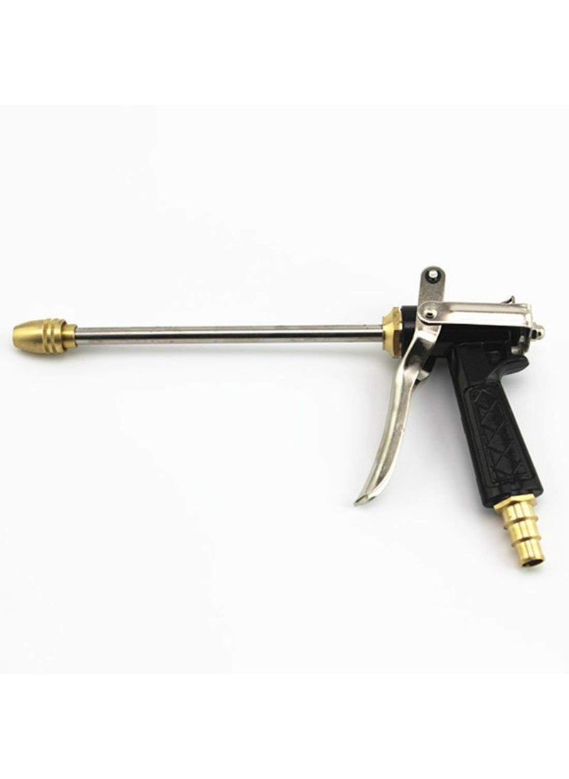 Swabs Swabs Water Spray Gun High Performance Copper Head Long Brass nozzle In Black Color with Comfortable Grip High Pressure Washer Nozzle Black Color  - Image 1