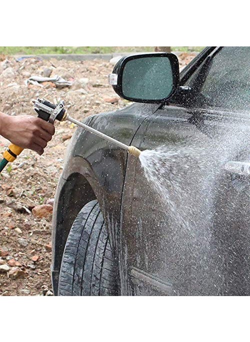 Swabs Swabs Water Spray Gun High Performance Copper Head Long Brass nozzle In Black Color with Comfortable Grip High Pressure Washer Nozzle Black Color  - Image 3