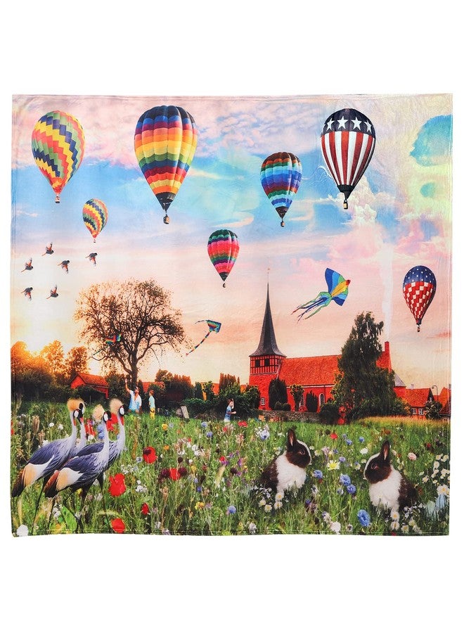 UBeesize Extra Soft Fleece Throw Blanket - Queen Size for Couch, Sofa or Bed, Cozy, Fluffy and All-Season, Decorative Blanket for Kids' Birthday Gifts, Silky and Warm, 60 x 80 Inches - Image 2