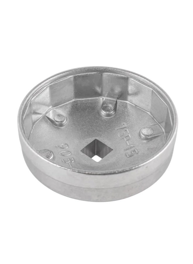 FORSAGE Oil filter wrench cup type 75mm x 15 point, in blister - Image 2