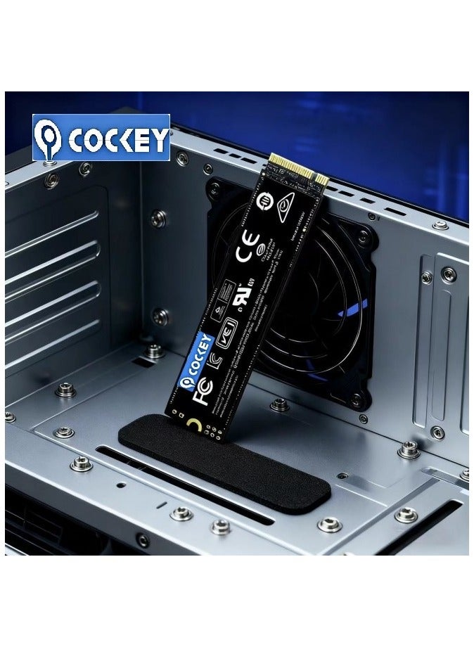 COCKEY 4TB 3500/s SSD PCIe NVMe Gen4 M.2, with built-in solid-state drive, compatible with desktop computers and laptops - Image 3