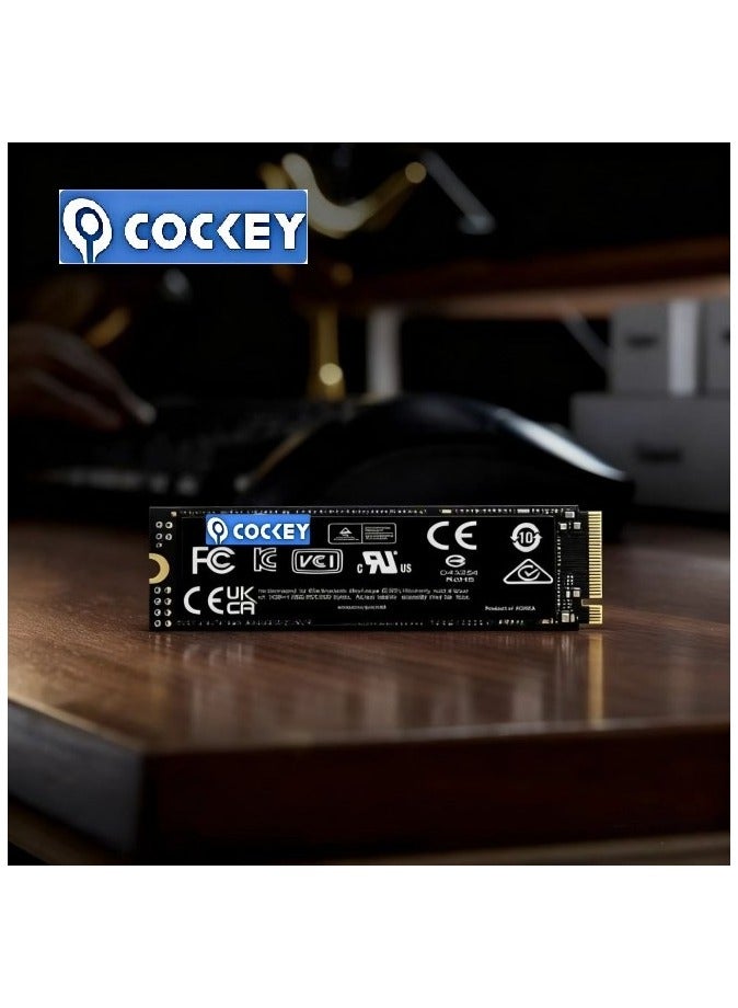 COCKEY 4TB 3500/s SSD PCIe NVMe Gen4 M.2, with built-in solid-state drive, compatible with desktop computers and laptops - Image 5