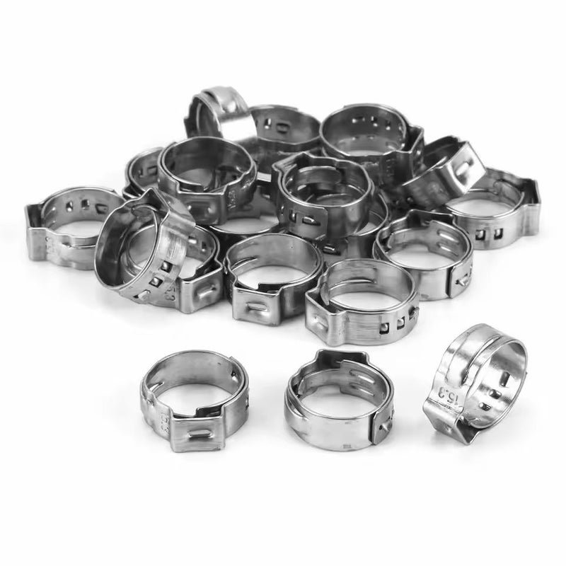 71pcs Stainless Steel Single Ear Hose Clamp Kit With Pliers 7 Sizes - Image 5