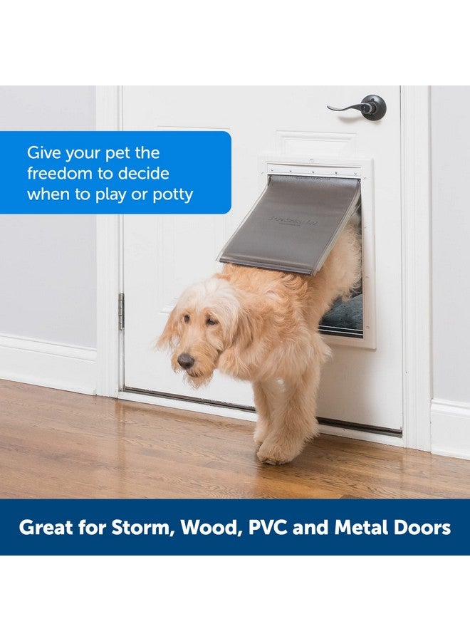 PetSafe PetSafe Extreme Weather Small Dog and Cat Door for Exterior Door - Energy Efficient Door for Cats and Dogs - Insulated Flap System - Small - Plastic Frame - Image 2