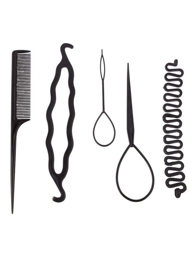 CHANDERKASH ACCESSORIES Hair Accessories Combo of Hair Styling Tool - Set Of 5 - Image 4