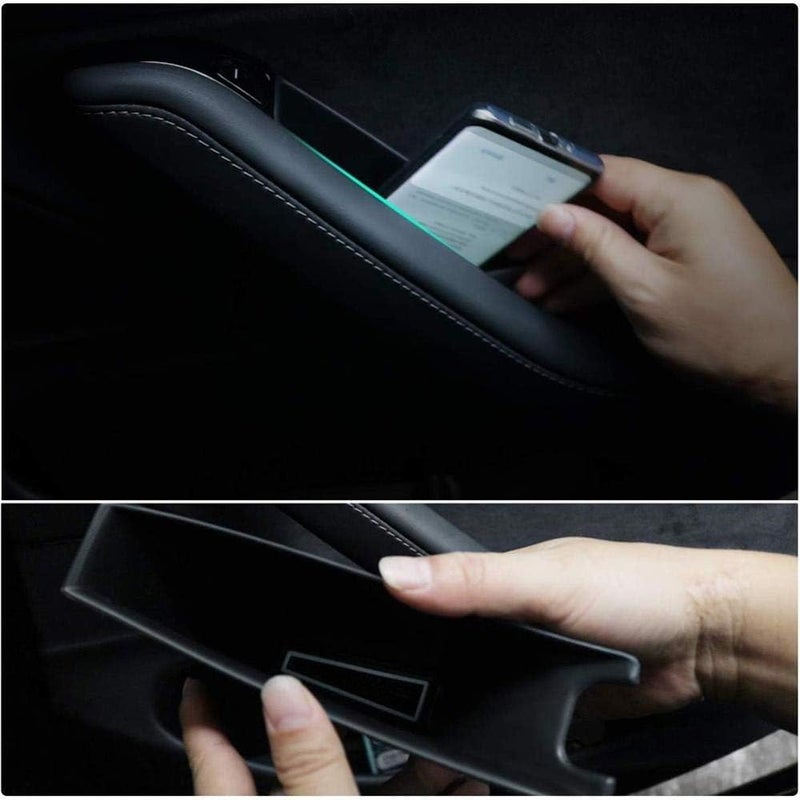 Vuzmode Car Door Armrest Storage Box Organizer for Tesla Model 3 - Image 5