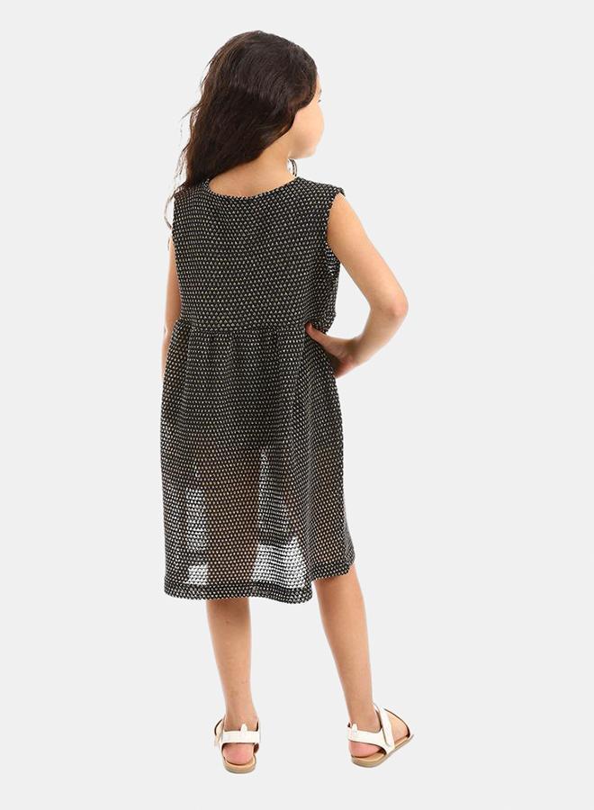 kady Stitched Slip On Dressgirls navy 10 - Image 3