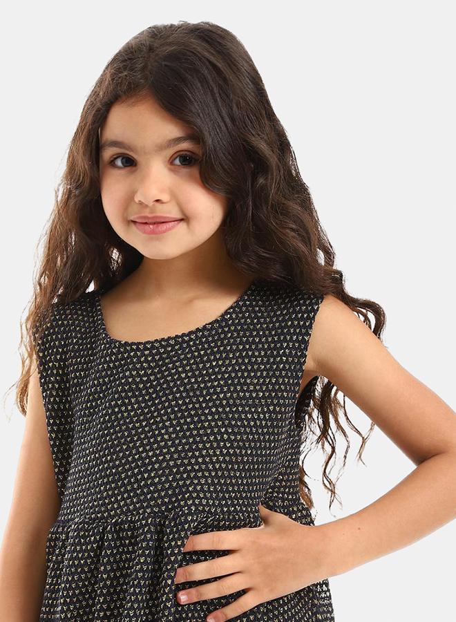 kady Stitched Slip On Dressgirls navy 10 - Image 4