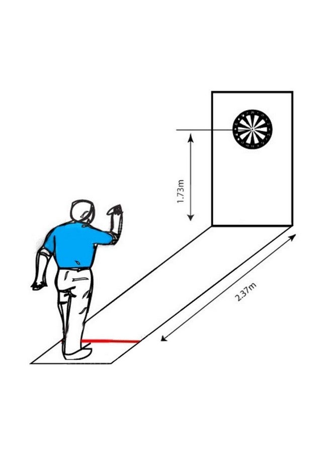 Storio Premium Magnetic Dart Board with 4 Darts - Fun Indoor and Outdoor Dart Game Set Toys for All Ages Kids, Boys and Girls - 15 Inch - Image 3