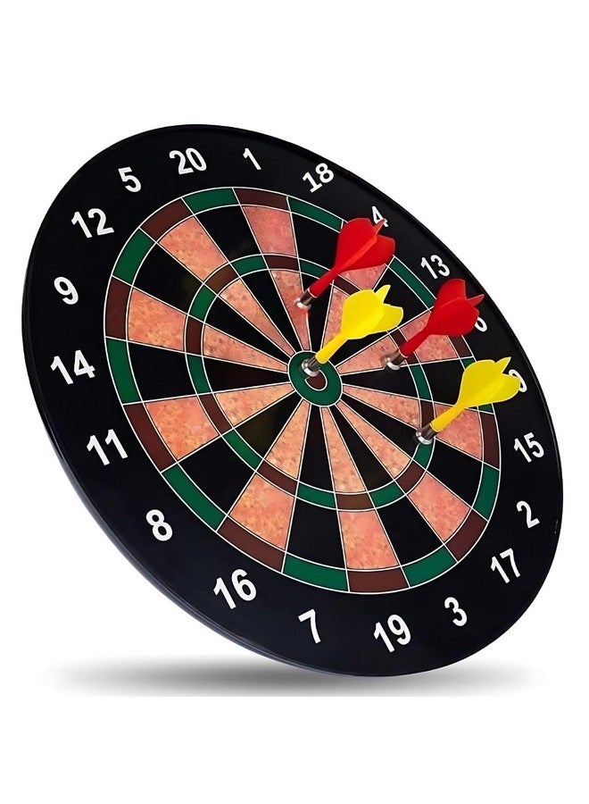 Storio Premium Magnetic Dart Board with 4 Darts - Fun Indoor and Outdoor Dart Game Set Toys for All Ages Kids, Boys and Girls - 15 Inch - Image 1