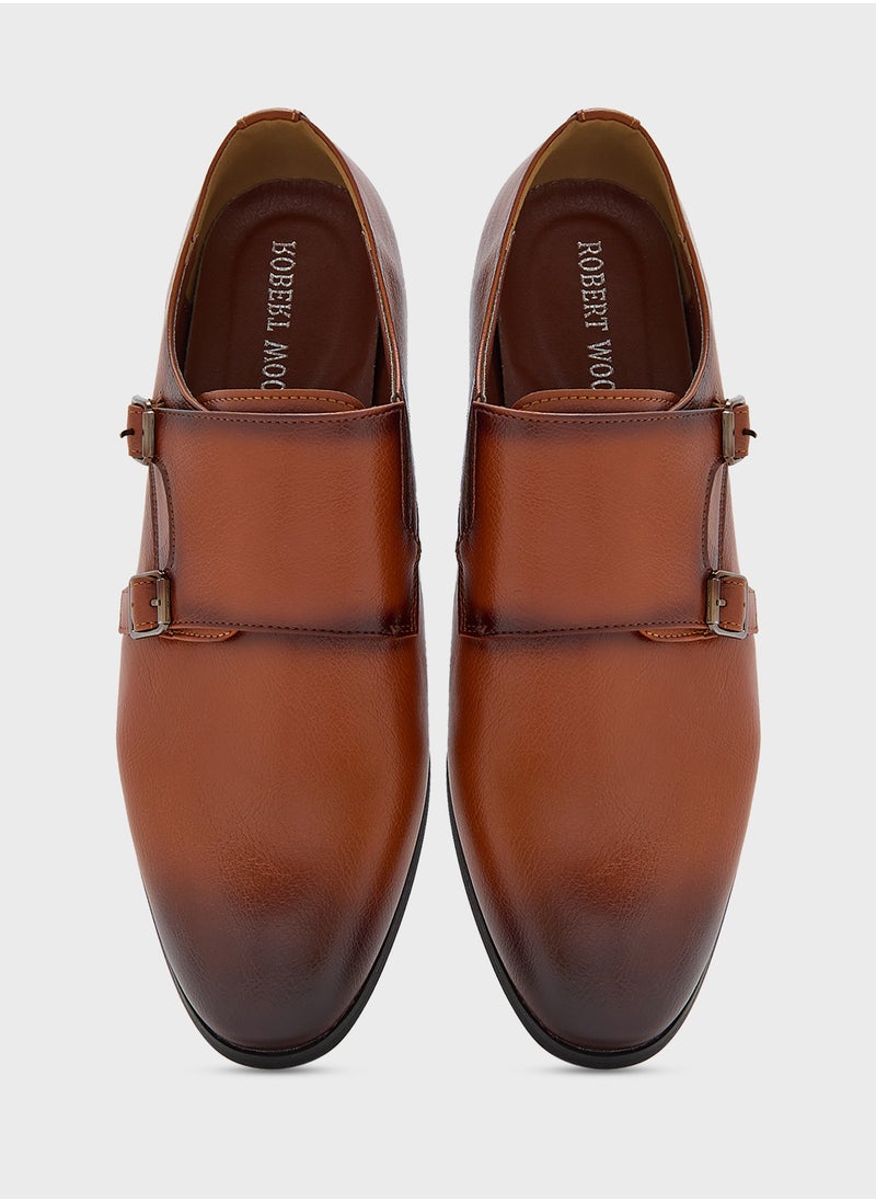 Robert Wood Monk Strap Formal Slip Ons  - Image 4