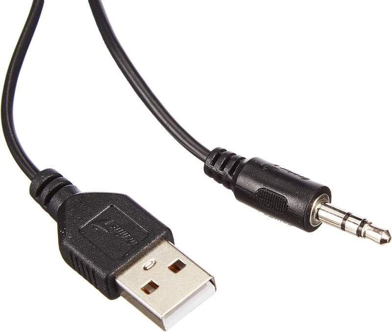 جينيوس SP-HF180 مكبرات صوت ستيريو USB ثنائية المسار، أسود - Image 3