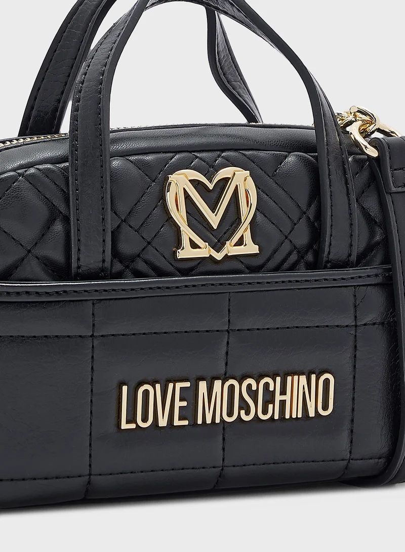 Love Moschino BLACK PU-BLACK PU BLACK PU-BLACK PU