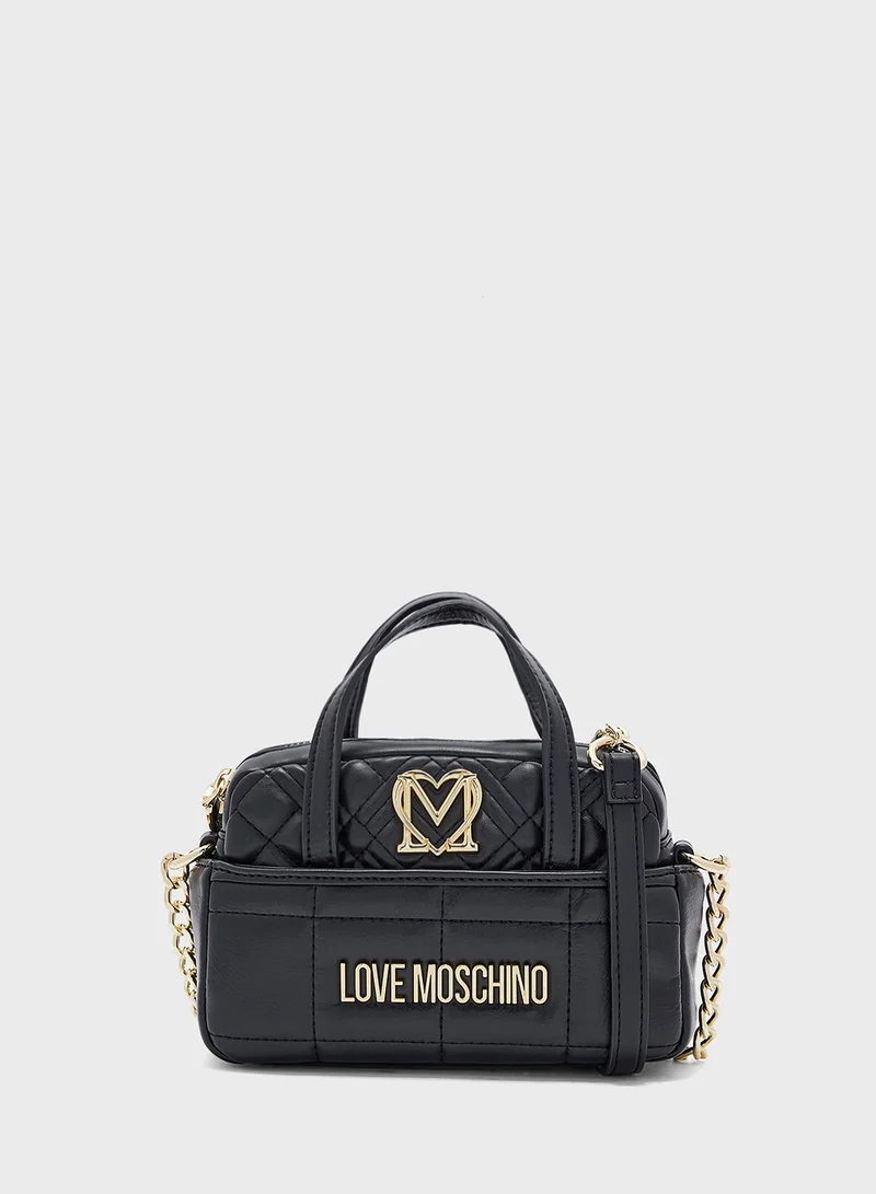 Love Moschino BLACK PU-BLACK PU BLACK PU-BLACK PU