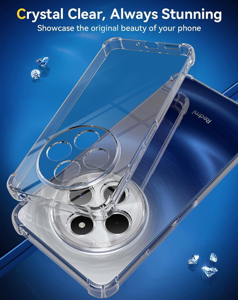 Glasgow | for [ Poco M7 5G ] | Back Cover Premium TPU Bumper Shockproof Case Cover for [ Poco M7 5G ] - Transparent - Image 5