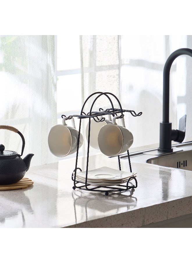 هوم بوكس حامل أكواب وصحون إبوني - Image 4