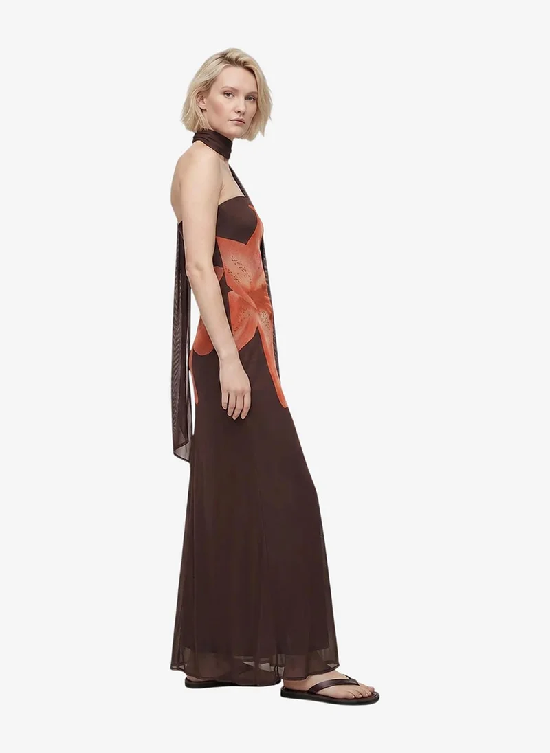 Vero Moda  Women's VMROSETTA Sleeveless Maxi Scarf Dress for Women | Best Price UAE