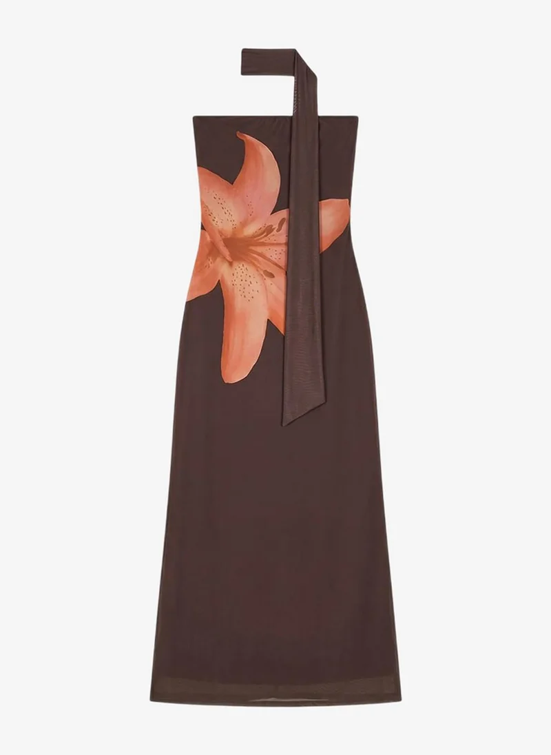 Vero Moda  Women's VMROSETTA Sleeveless Maxi Scarf Dress for Women | Best Price UAE