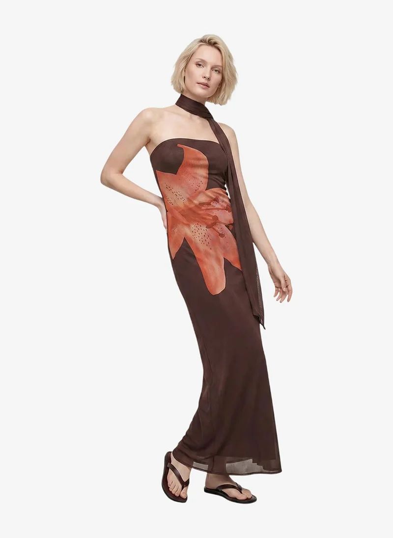 Women's VMROSETTA Sleeveless Maxi Scarf Dress