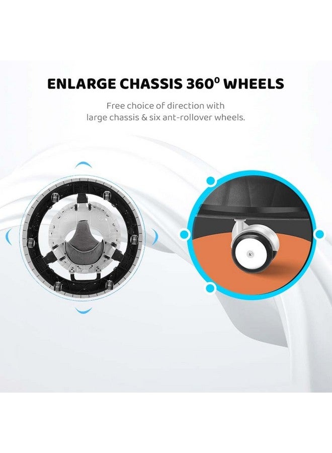 StarAndDaisy 360° Baby Walker With Adjustable Height/Walker For Kids 6-24 Months With Multi-Functional, Anti-Rollover & Foldable Design, Baby Boy & Girl Walker (Black) - Image 2