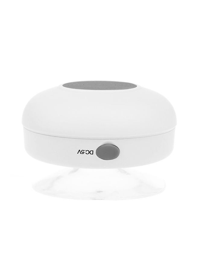 NIBEMINENT Mini Portable Waterproof Bluetooth 3.0 Speaker White  - Image 2