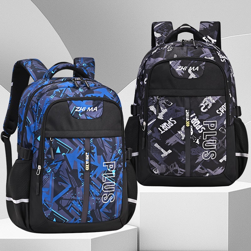 Sesame Baby Backpack for Primary School Students, Lightweight, Spine-Protecting, Ergonomic, Unisex, Grades 1-9 - Image 3