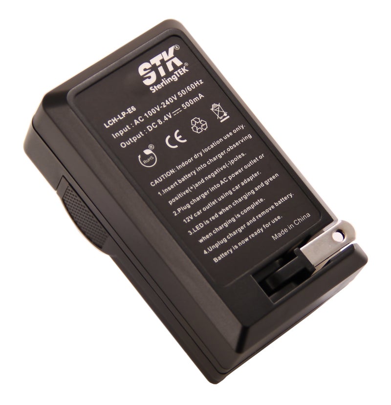 STK LP-E6 Charger for Canon LP-E6N Battery LPE6 Promaster LP-E6NH EOS R R5 R6 R7 5D Mark II III & IV 90D 70D 5Ds 6D 5Ds 80D 7D 60D 5Ds MKii MKii MKiii MKiv 5D4 LPE6N LPE6NH LP E6 E6N E6NH - Image 5