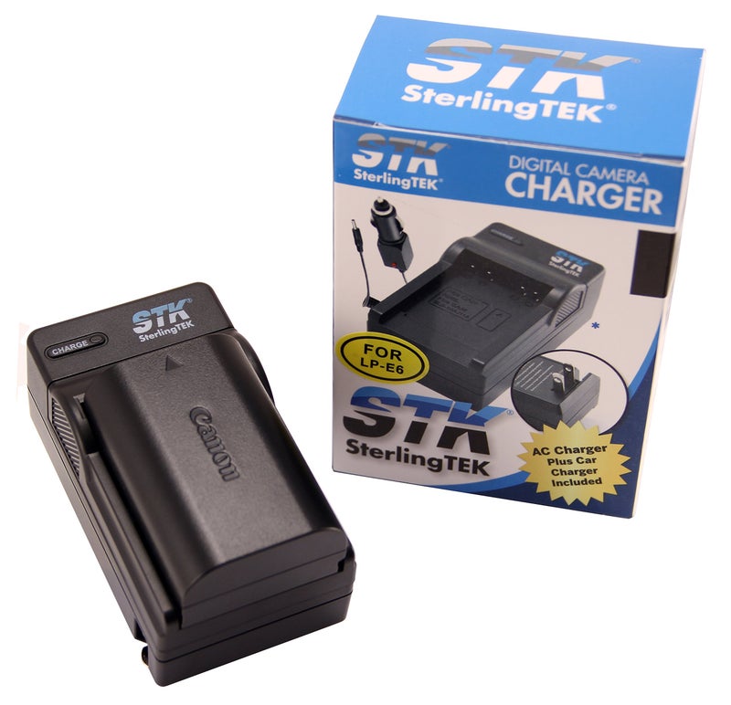 STK LP-E6 Charger for Canon LP-E6N Battery LPE6 Promaster LP-E6NH EOS R R5 R6 R7 5D Mark II III & IV 90D 70D 5Ds 6D 5Ds 80D 7D 60D 5Ds MKii MKii MKiii MKiv 5D4 LPE6N LPE6NH LP E6 E6N E6NH - Image 4