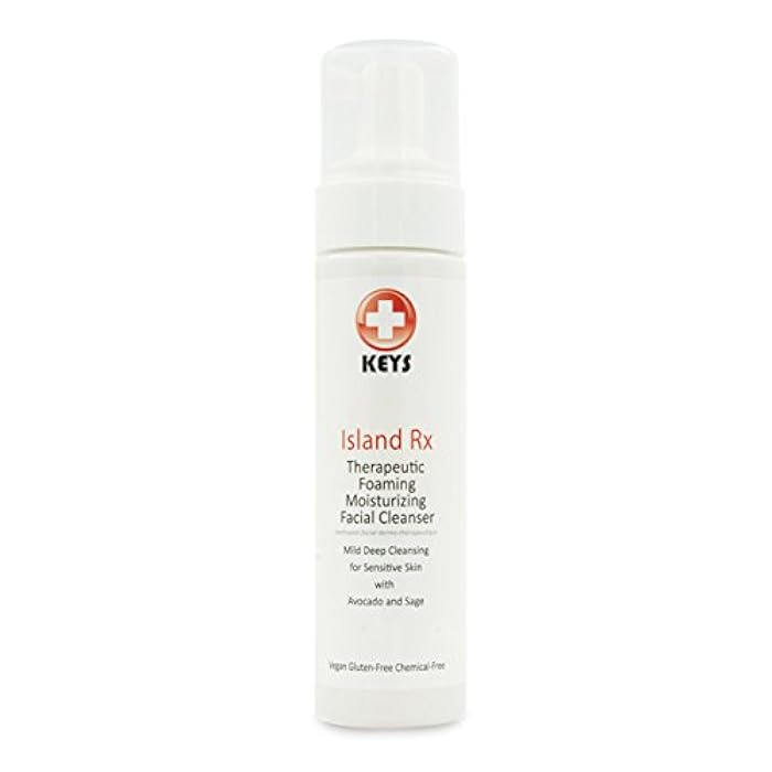 Keys Island Rx Therapeutic Foaming Facial Cleanser, 8 fluid ounces (210 ml) - Image 1