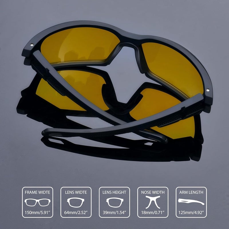 Joopin نظارات شمسية رياضية مستقطبة حماية UV400 نظارات شمسية للرجال والنساء - Image 4