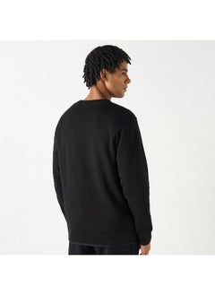 Kappa Kappa Solid Crew Neck Sweatshirt with Long Sleeves  - Image 3