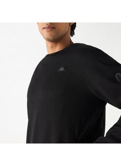 Kappa Kappa Solid Crew Neck Sweatshirt with Long Sleeves  - Image 4