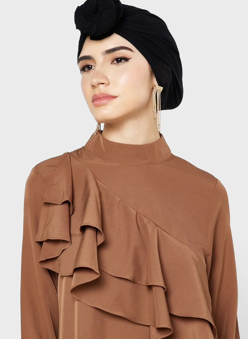 Khizana Ruffle Detail Dress