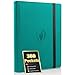 Fabmaker Premium 9 Pocket Card Binder for 360 Cards Fabmaker PU Cover Trading Card Binder Sturdy Card Collection Album Sleek Card Holder Folders for Game Cards Sports Cards Turquoise - Image 3
