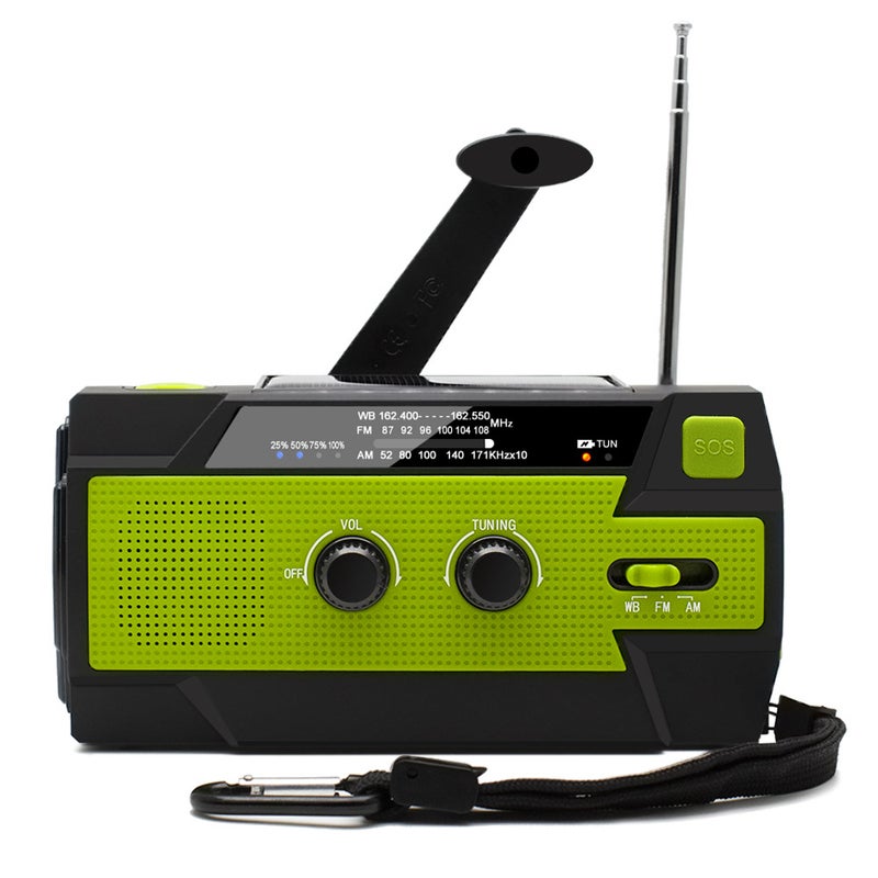 'S Popular Emergency Radio Outdoor Portable Multi-Function Radio Solar Hand-Cranked Power Generation Radio - Image 1