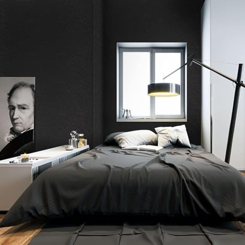 FOKRIM Black Resin Wallpaper for Wall Sticker for Home,Office 45.5x305cm Sticker Wallpaper Peel and Stick Hexagon Removable Self Adhesive Waterproof Wallpaper(Pack of 1) - Image 5