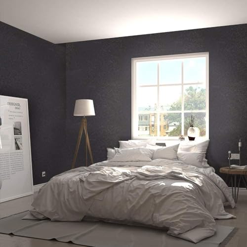 FOKRIM Black Resin Wallpaper for Wall Sticker for Home,Office 45.5x305cm Sticker Wallpaper Peel and Stick Hexagon Removable Self Adhesive Waterproof Wallpaper(Pack of 1) - Image 3