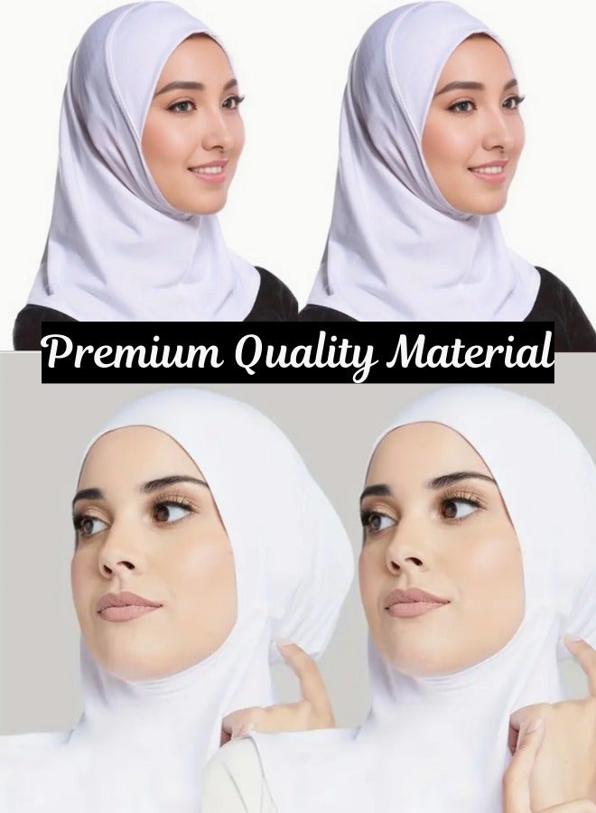 Ahlan Premium Quality Stretchable Hijab for women, Hijab for Girls, Umrah & Hajj Hijab, Hijab for fashion wear, Standard size fit to all - Image 2