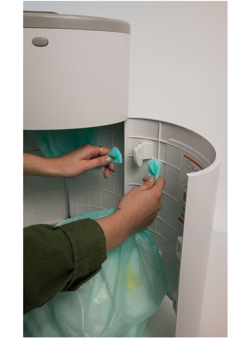 Korbell - Standard Nappy Bin With 1 Pack Refill - White - Image 1